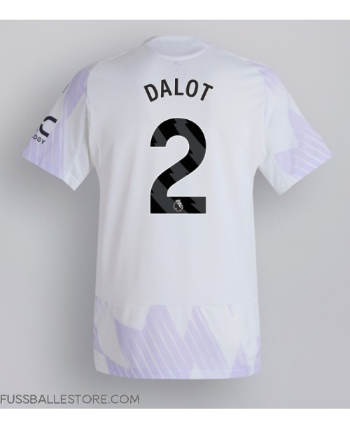Günstige Manchester United Diogo Dalot #2 Auswärtstrikot 2025-26 Kurzarm Günstige Manchester United Diogo Dalot #2 Auswärtstrikot 2025-26 Kurzarm